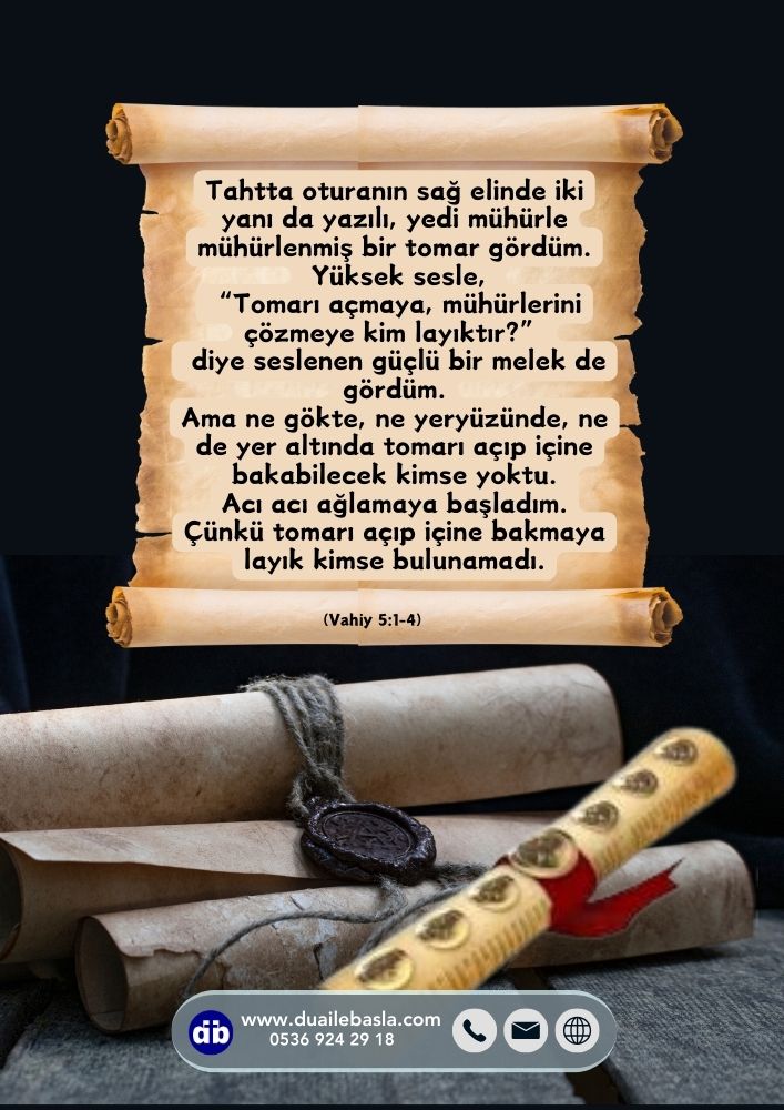 Vahiy 5 Yedi mühürlu tomar 