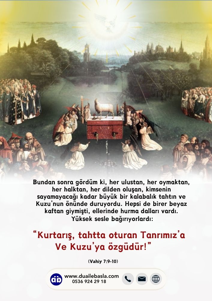 Vahiy 7 Kurtarış Tanrımız’a ve Kuzu’ya özgüdür
