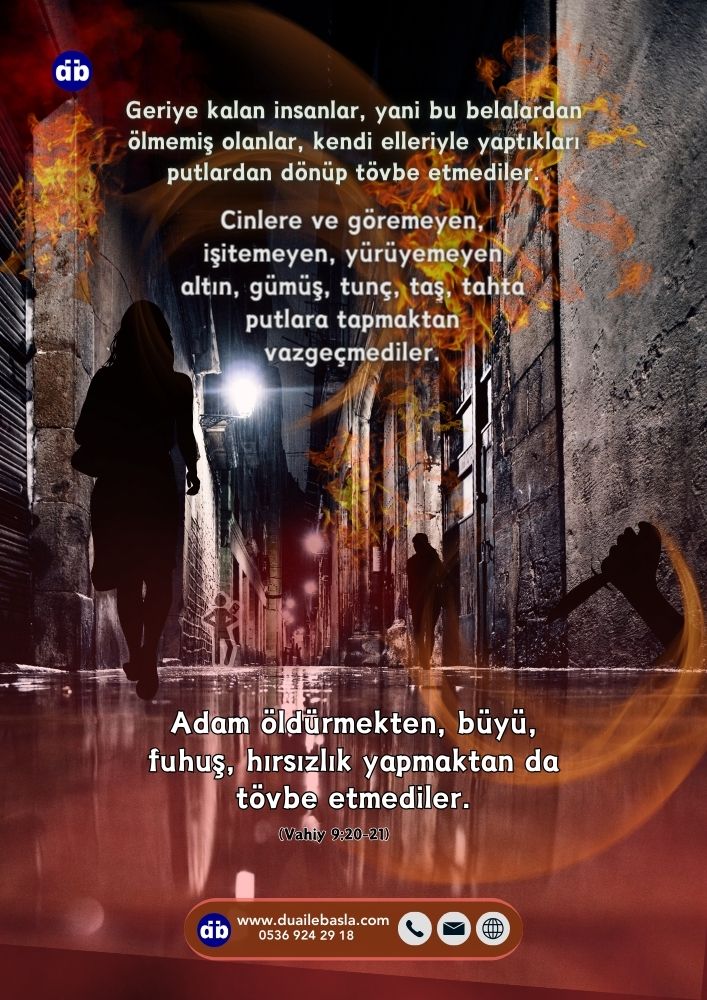 Vahiy 9 Adam öldürmekten, büyü, fuhuş, hırsızlık yapmaktan da tövbe etmediler