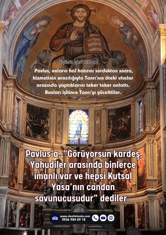 (Elçilerin İşleri 21: 19-20) Görüyorsun kardeş, Yahudiler arasında binlerce imanlı var ve hepsi Kutsal Yasa’nın candan savunucusudur.