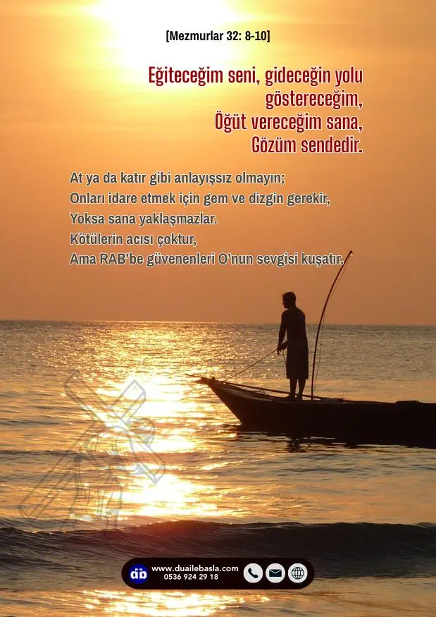 (Mezmurlar 32: 3-5) Sustuğum sürece kemiklerim eridi, gün boyu inlemekten. Çünkü gece gündüz elin üzerimde ağırlaştı.