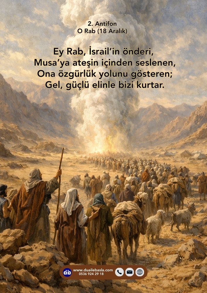 2. Antifon: O Rab (18 Aralık)